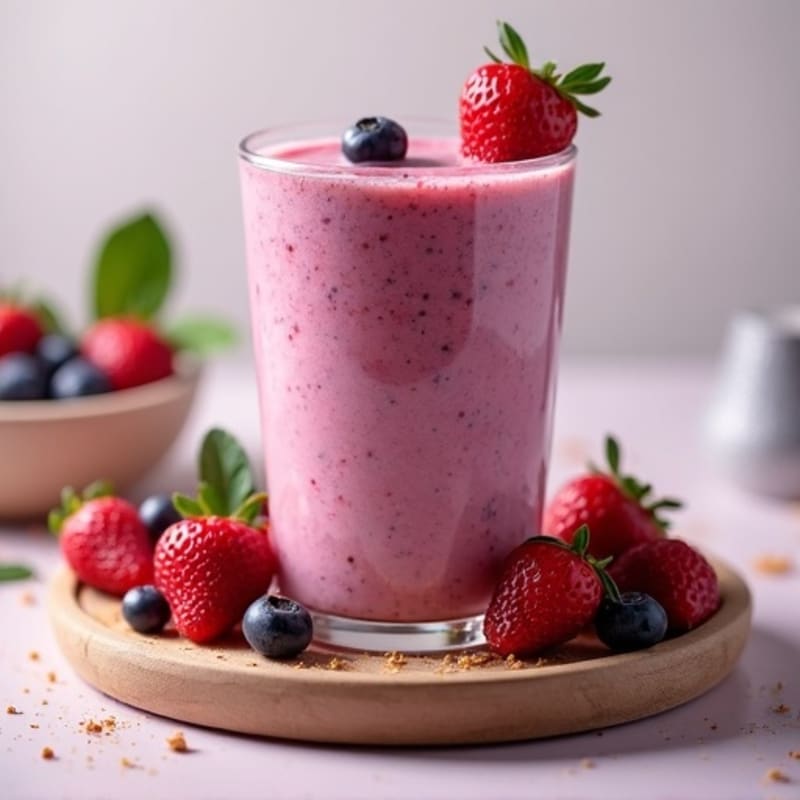 Creamy Berry Protein Smoothie