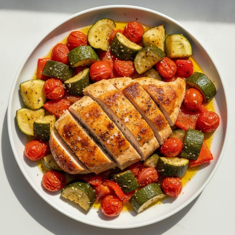 Italian Herb-Roasted Chicken and Vegetables
