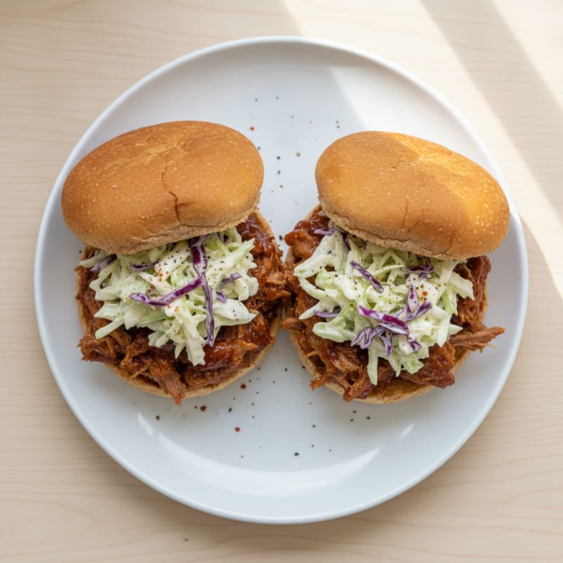 Slow-Cooked BBQ Pulled Pork Sandwiches