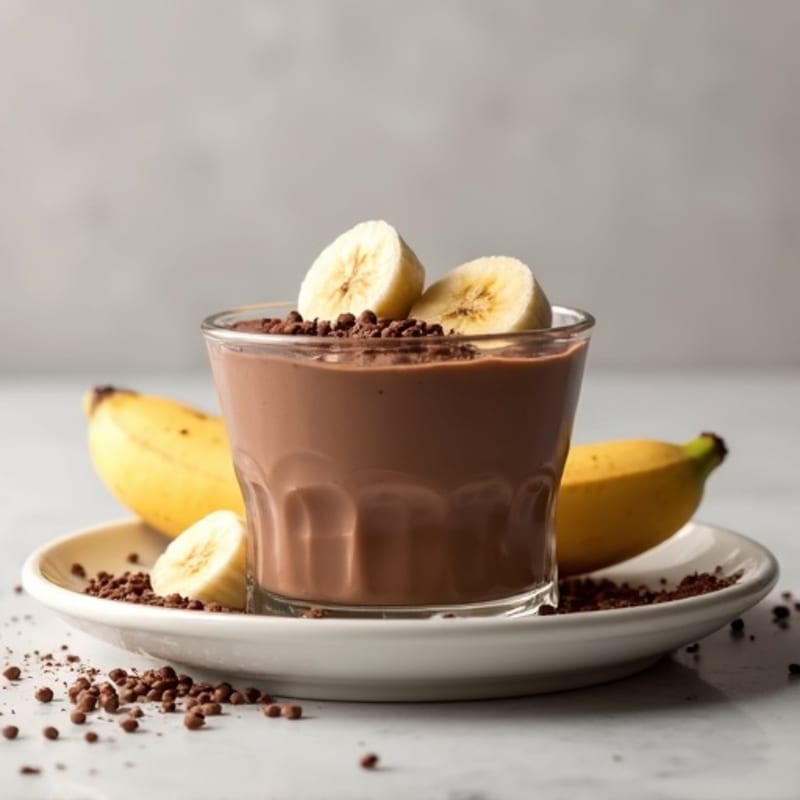 Chocolate Protein Pudding with Chia Seeds