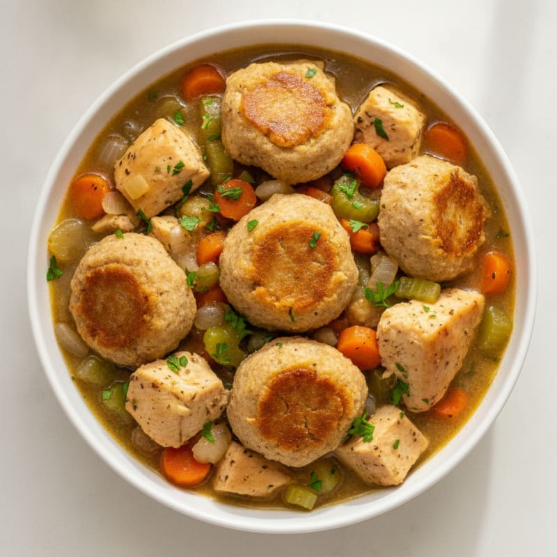Homestyle Chicken and Dumplings Stew