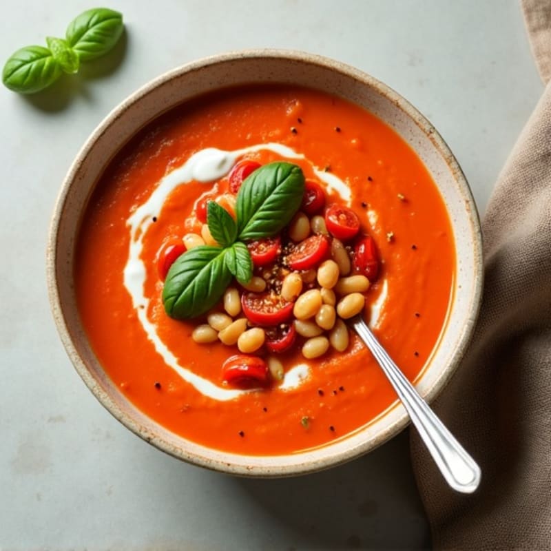 Creamy Roasted Tomato Basil Soup