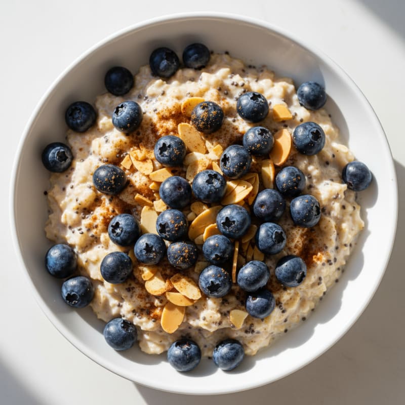 Berry Almond Overnight Oats