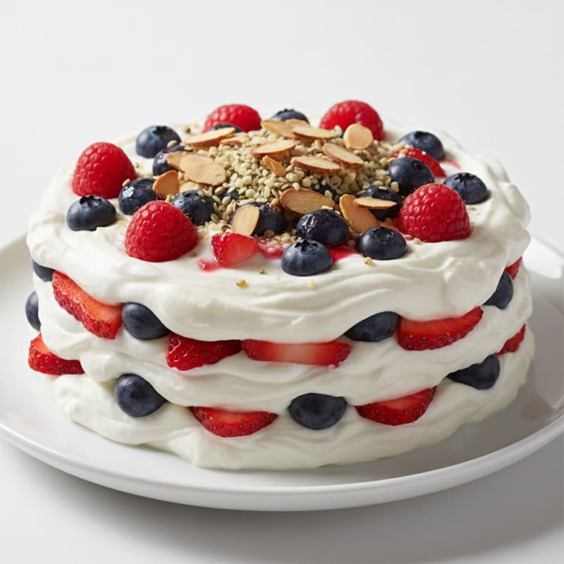 Creamy Greek Yogurt Protein Parfait with Mixed Berries