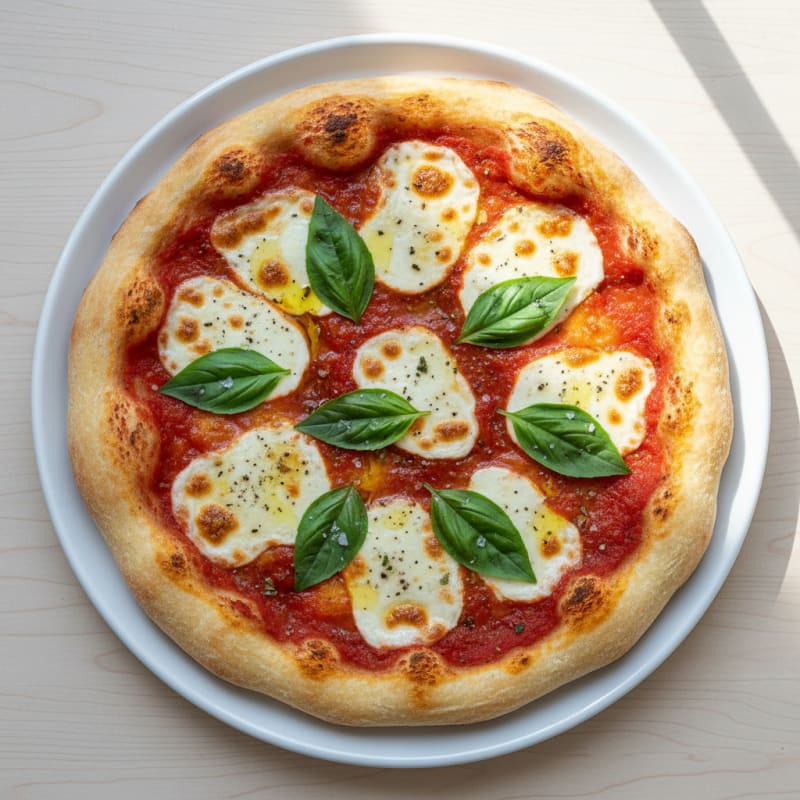 Classic Margherita Pizza with Fresh Basil