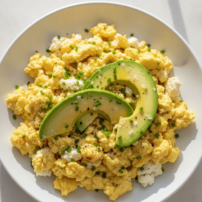 Avocado Scrambled Eggs