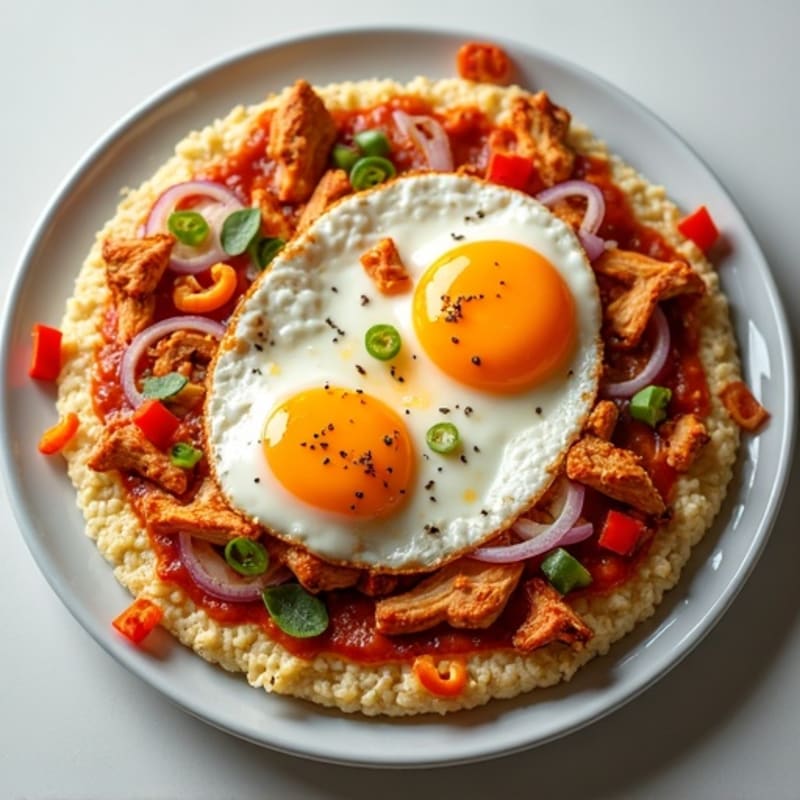 High-Protein BBQ Chicken Pizza