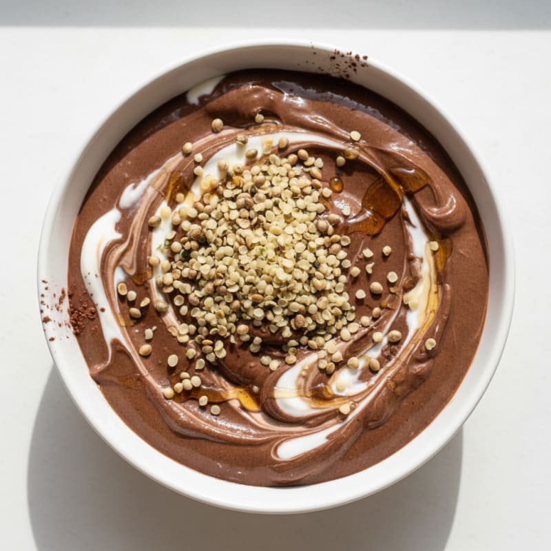 Silky Chocolate Protein Pudding with Greek Yogurt