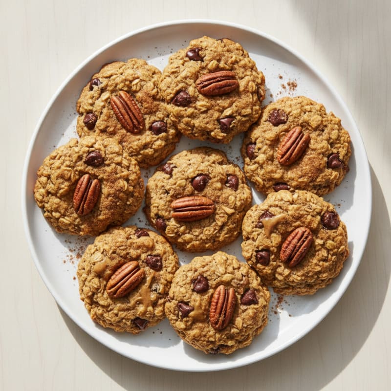 High-Protein Chocolate Chip Pecan Breakfast Cookies