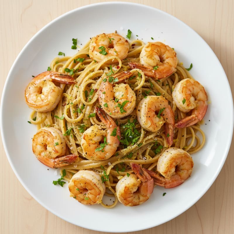 Zesty Garlic Butter Shrimp Scampi