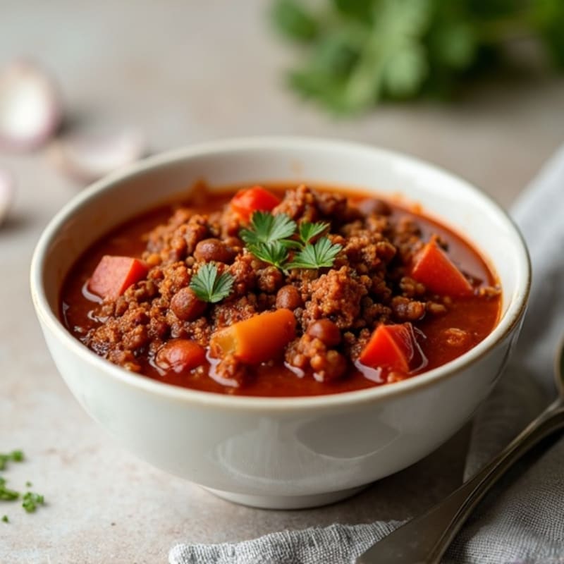 Hearty Lean Ground Beef Chili
