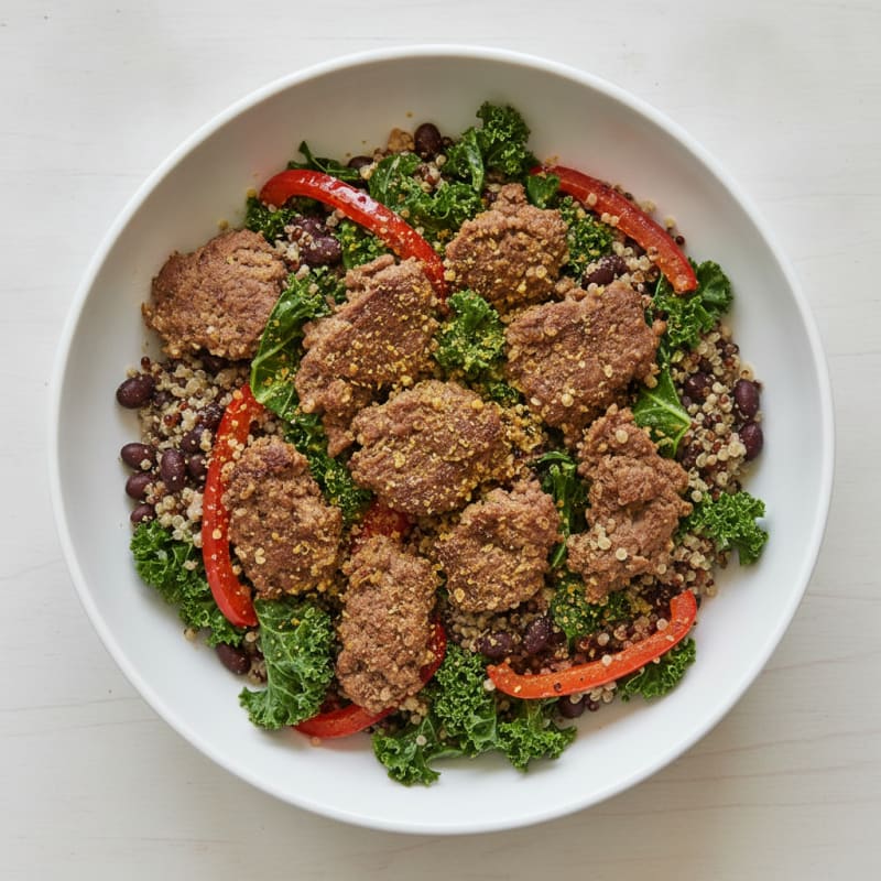 Abbot's Vegan Beef & Quinoa Bowl