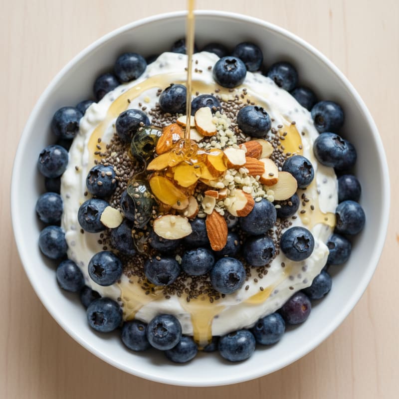 Blueberry Chia Yogurt Parfait