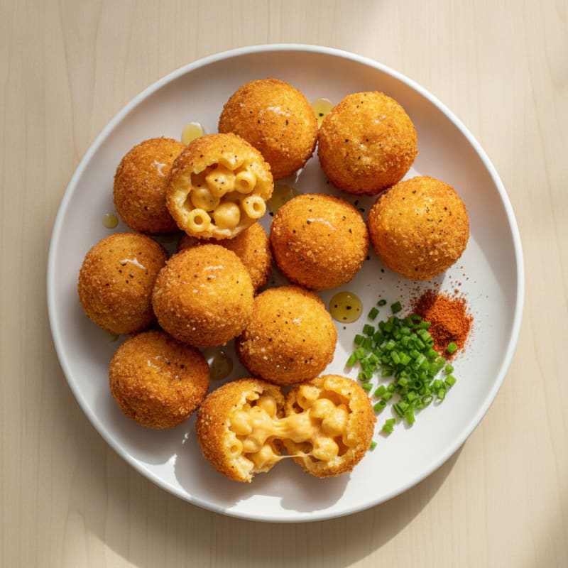 Deep-Fried Mac & Cheese Balls