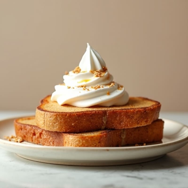 Protein-Packed Almond Butter Toast with Creamy Vanilla Swirl