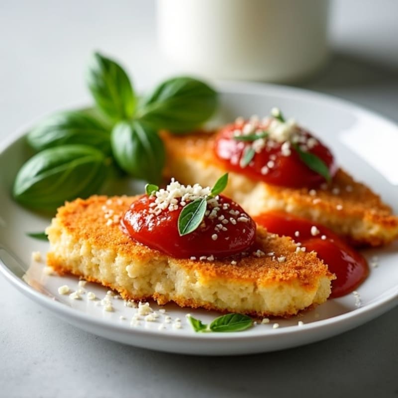 Crispy Baked Chicken Parmesan with Fresh Herbs