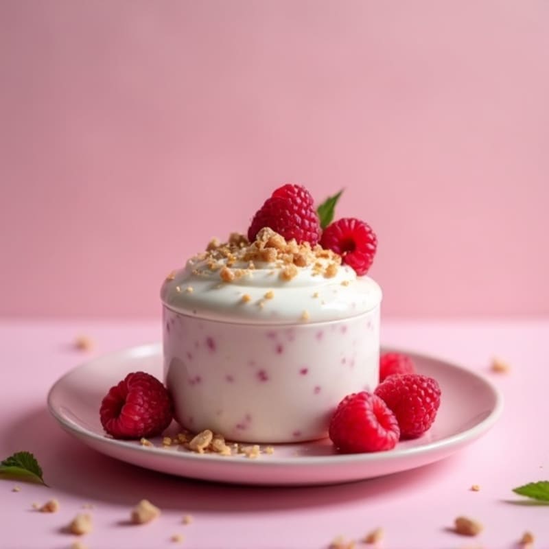 Vanilla Raspberry Protein Mousse