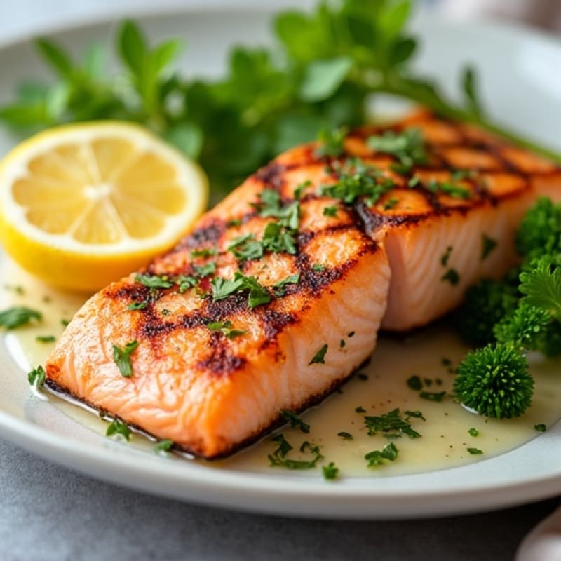 Lemon Herb Grilled Salmon