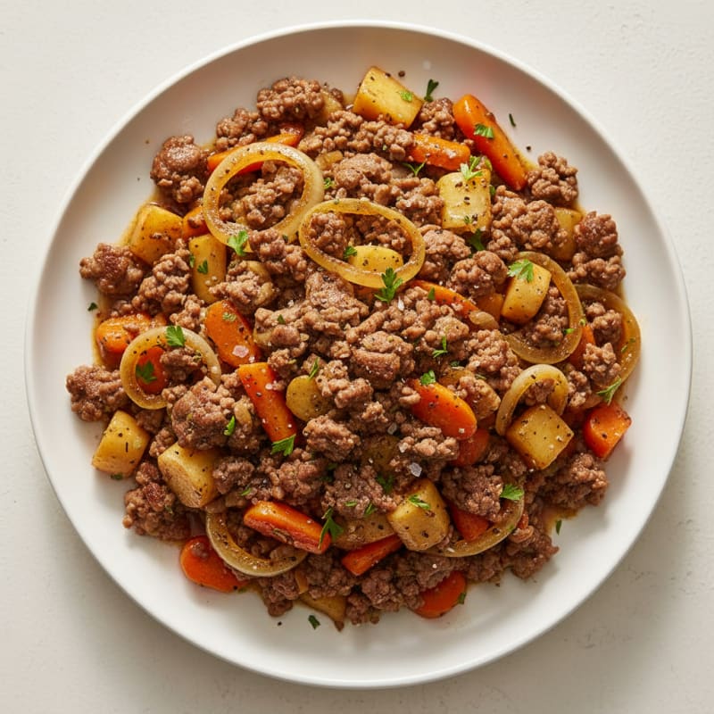 Savory Beef Mince with Root Vegetables