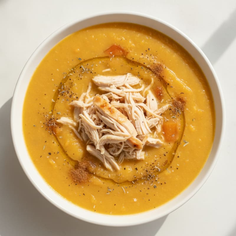 Roasted Butternut Squash Apple Soup