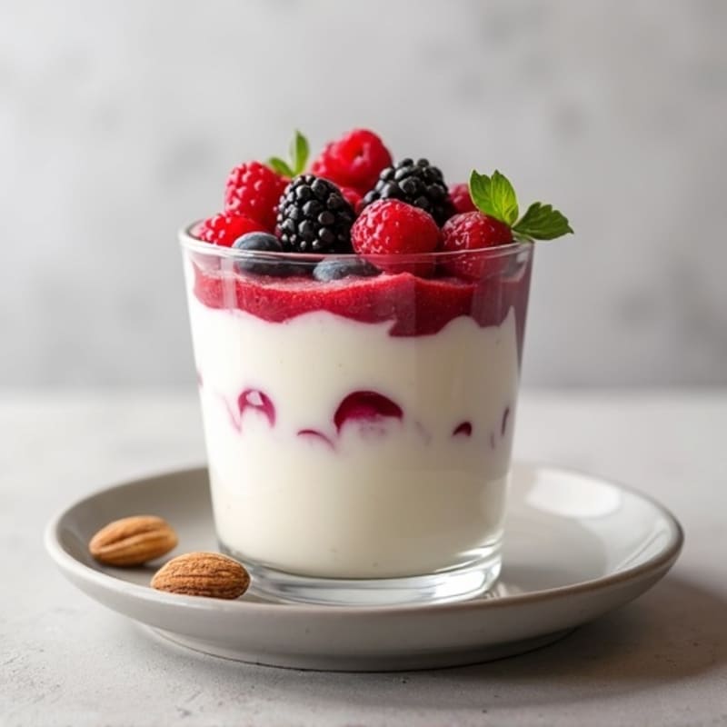 Creamy Greek Yogurt Protein Parfait with Berries