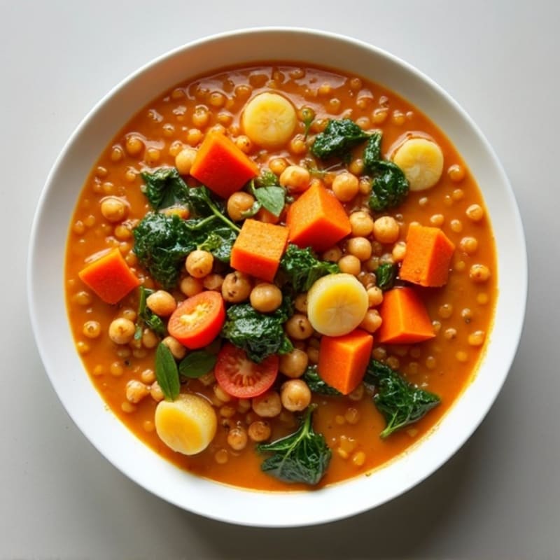 Creamy Spiced Red Lentil Stew