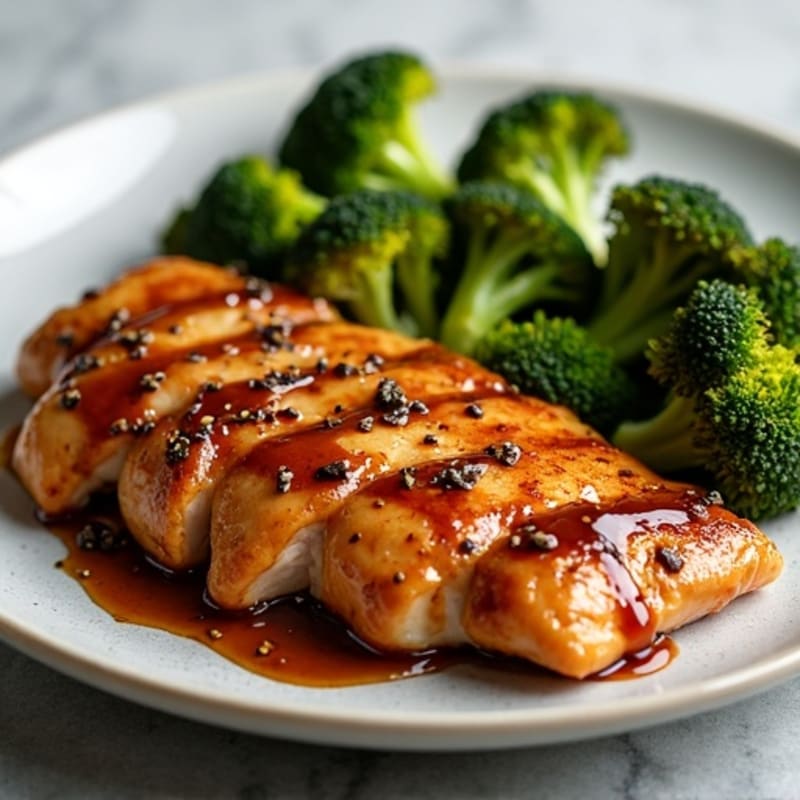 Sticky Teriyaki Chicken with Roasted Broccoli