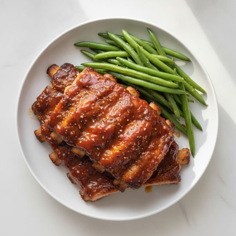 Sticky BBQ Baby Back Ribs