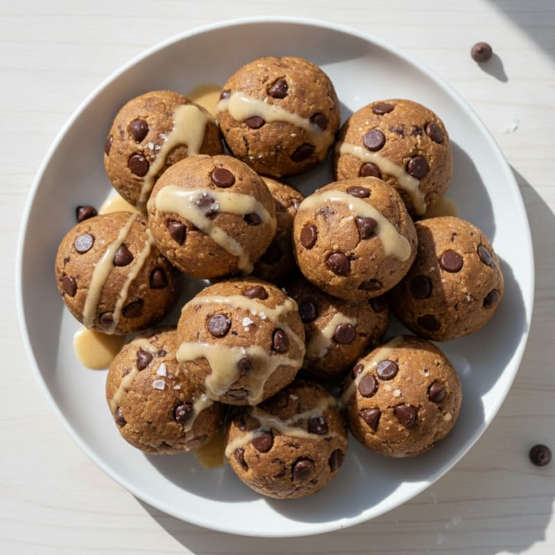 No-Bake Chocolate Chip Protein Bites