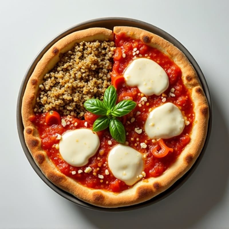 Grilled Chicken and Quinoa Pizza Bowl