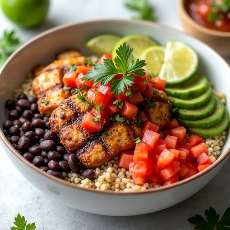 Vibrant Black Bean Burrito Bowl