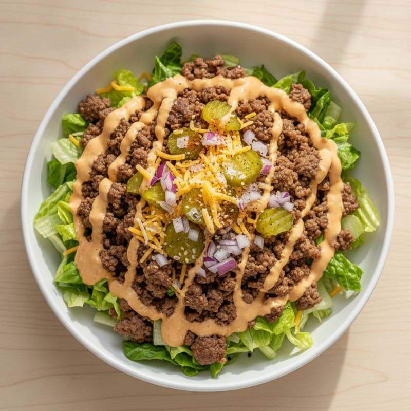 Big Mac Protein Bowl