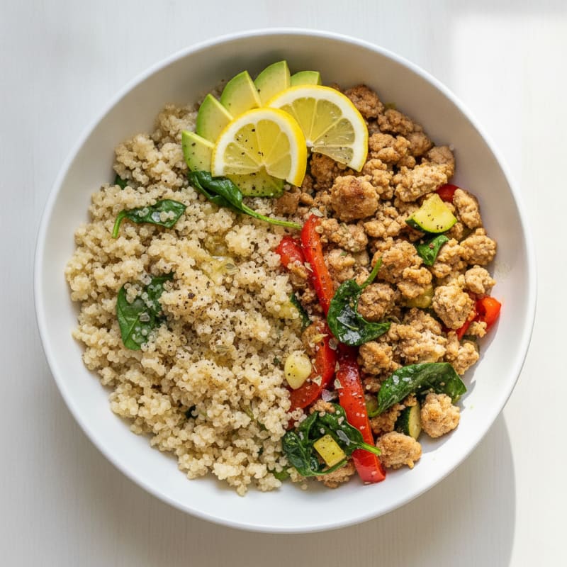 Lean Turkey and Quinoa Power Bowl