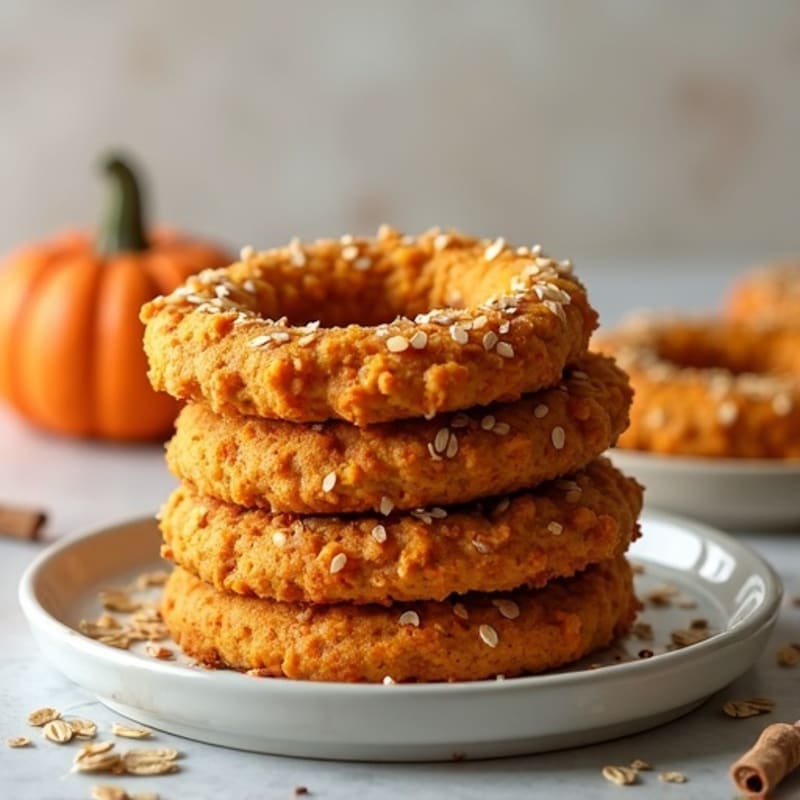 Protein-Packed Baked Pumpkin Spice Breakfast Rings