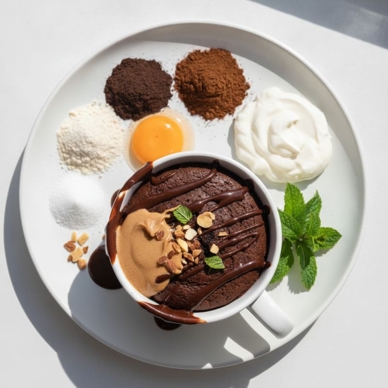 Decadent Chocolate Protein Mug Cake