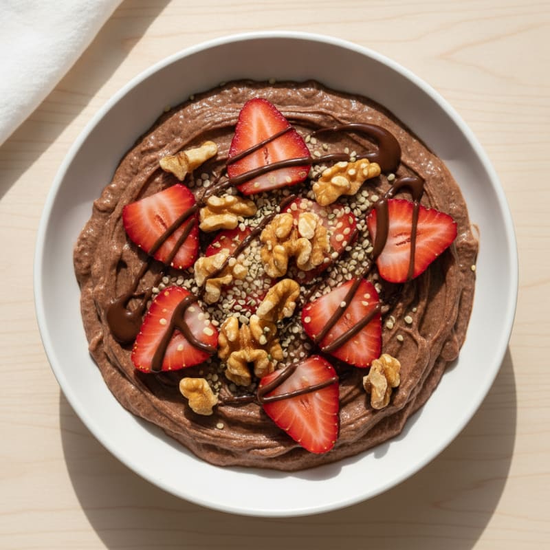 Protein Chocolate Chia Pudding