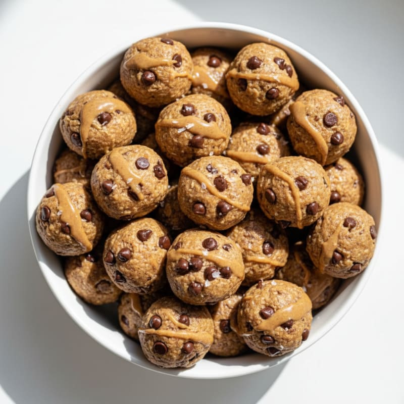 No-Bake Chocolate Chip Protein Bites