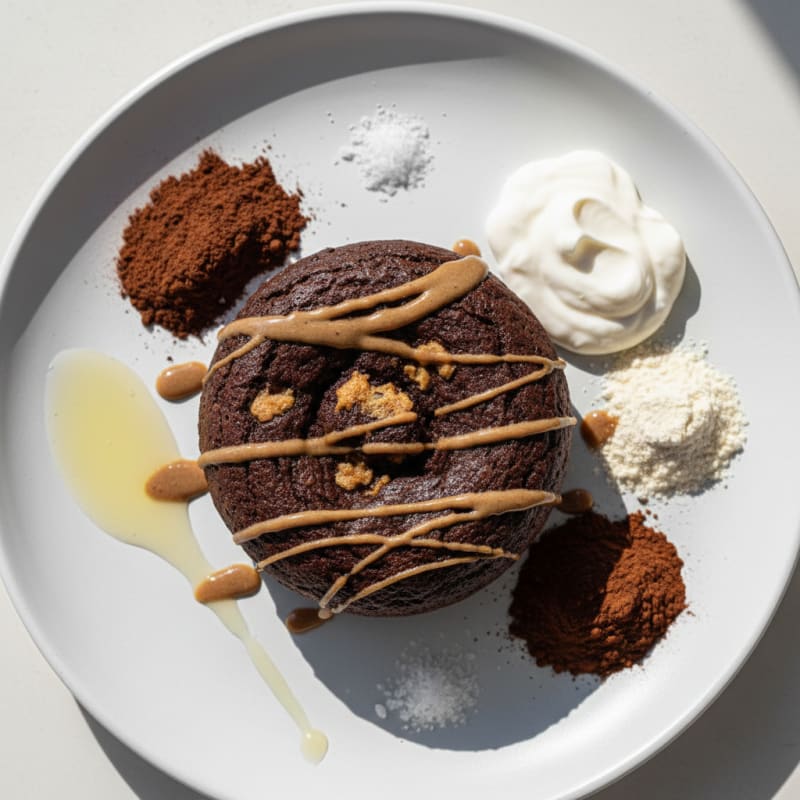 Creamy Chocolate Protein Mug Cake