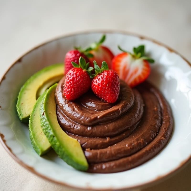 Silky Dark Chocolate Avocado Pudding