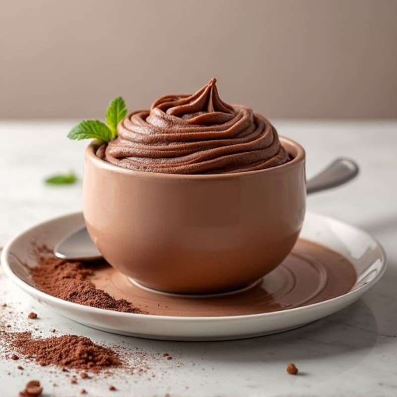 Silky Chocolate Protein Greek Yogurt Mousse