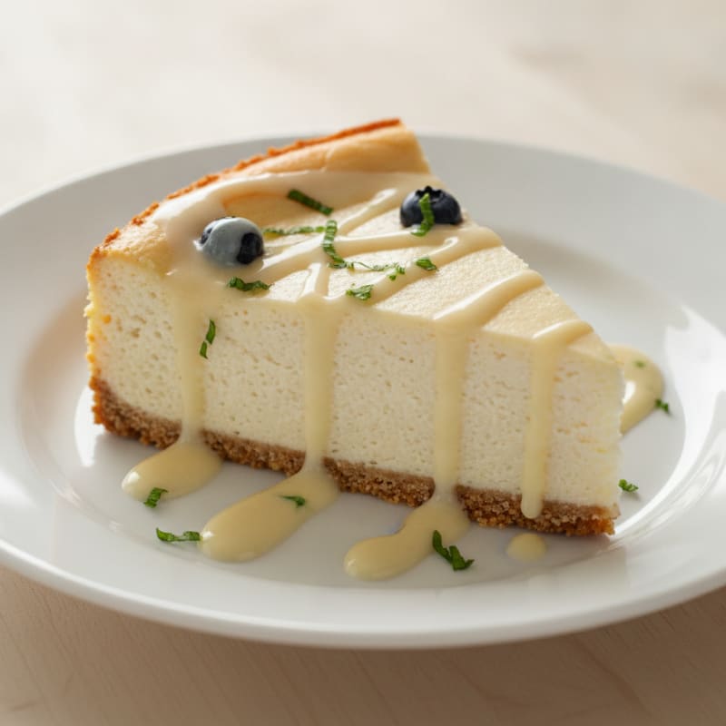 Creamy Greek Yogurt Protein Cheesecake