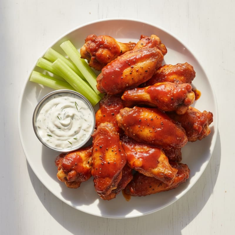 Spicy BBQ Chicken Wings