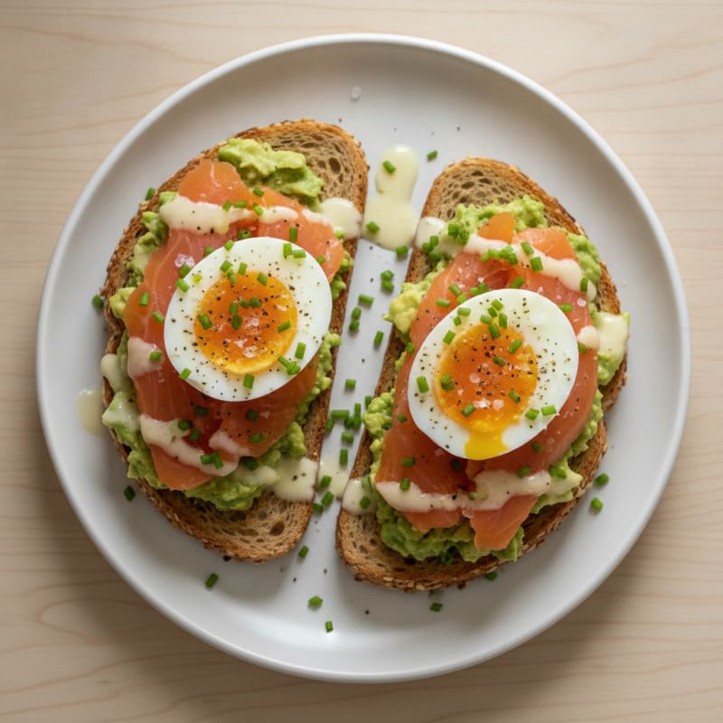 Avocado Toast with Jammy Egg