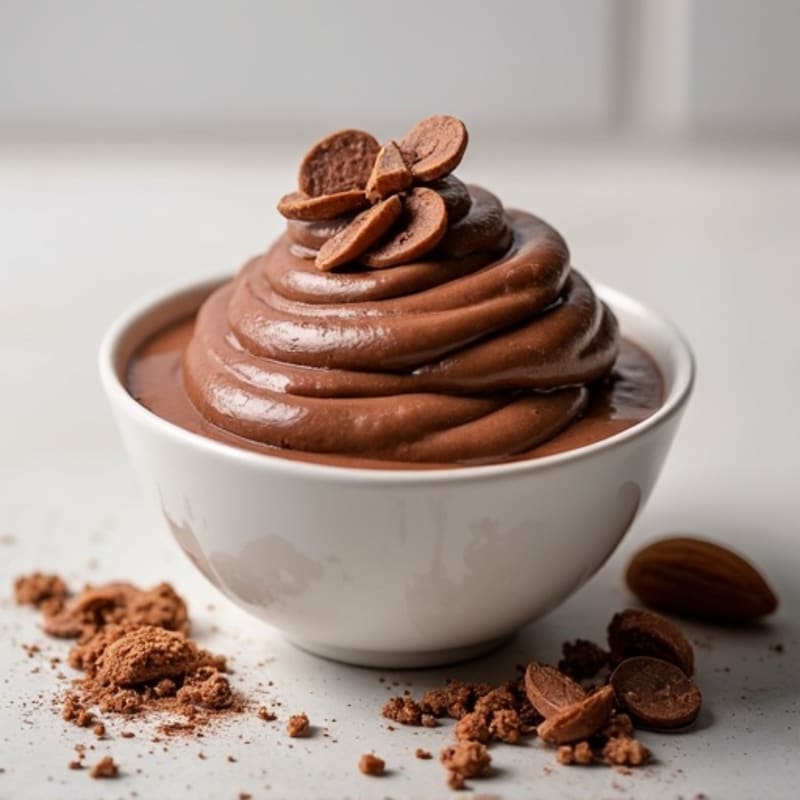 Silky Chocolate Protein Pudding with Greek Yogurt