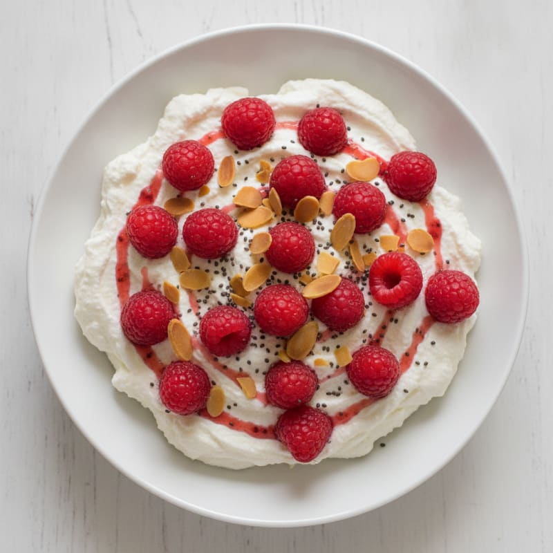 Greek Yogurt Protein Mousse with Berries