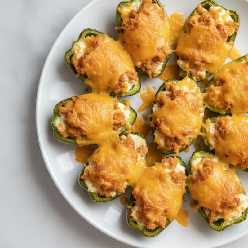 Baked Jalapeño Poppers with Cream Cheese