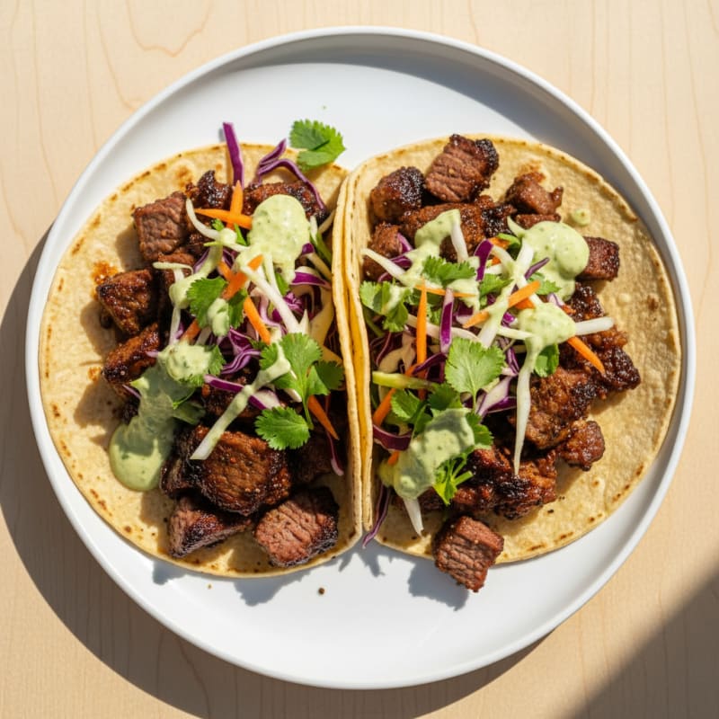 Smoky Brisket Tacos with Zesty Slaw