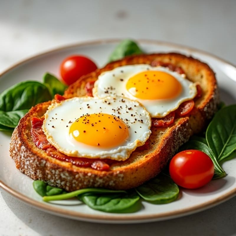 Crispy Sheet Pan Egg and Turkey Frank Breakfast Toast