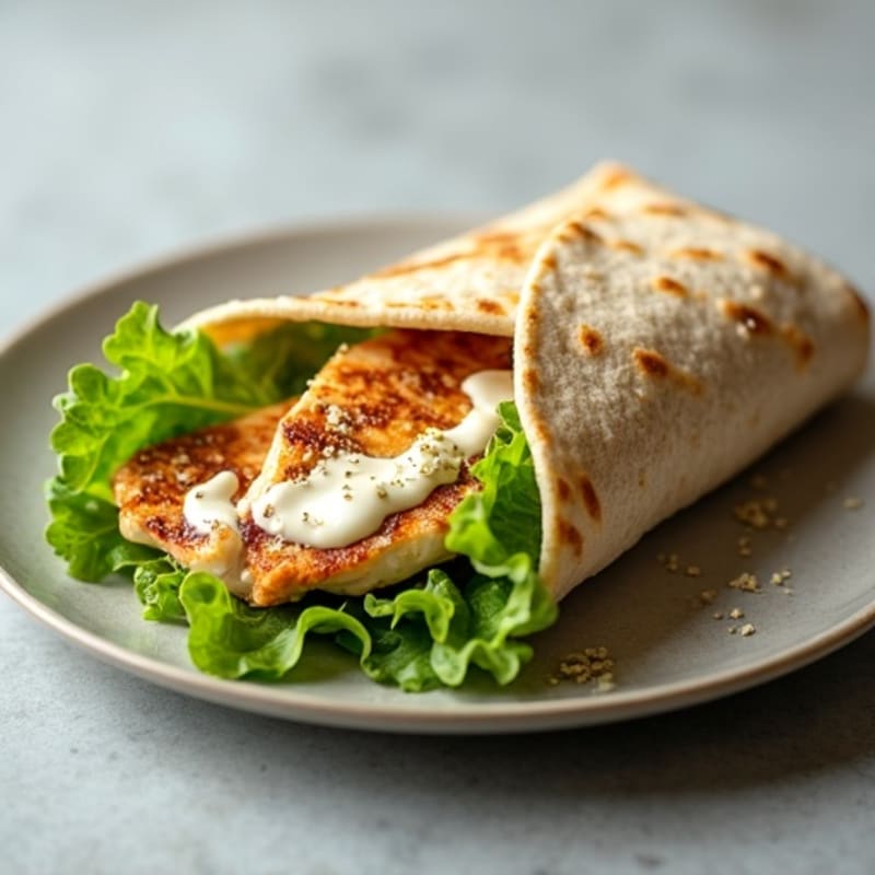 Grilled Chicken, Creamy Caesar Wrap