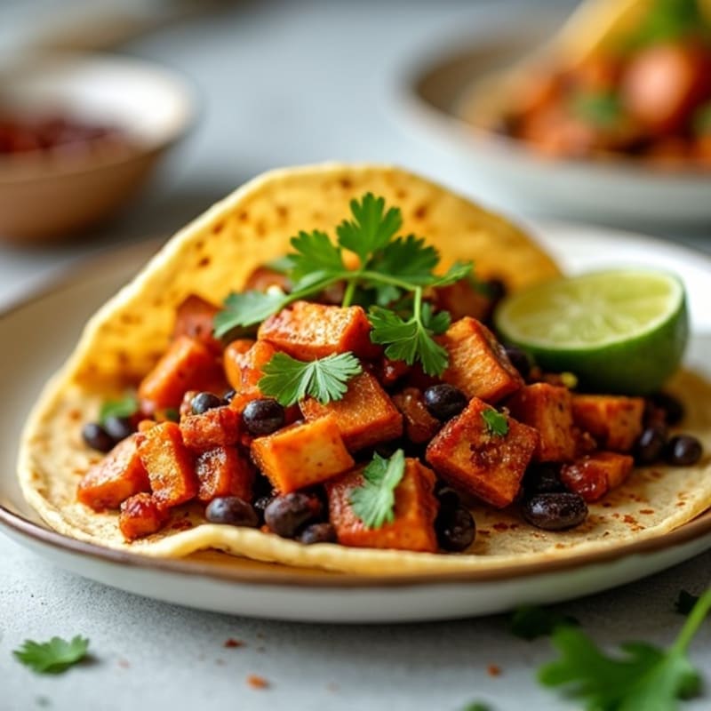 Pulled BBQ Jackfruit Street Tacos